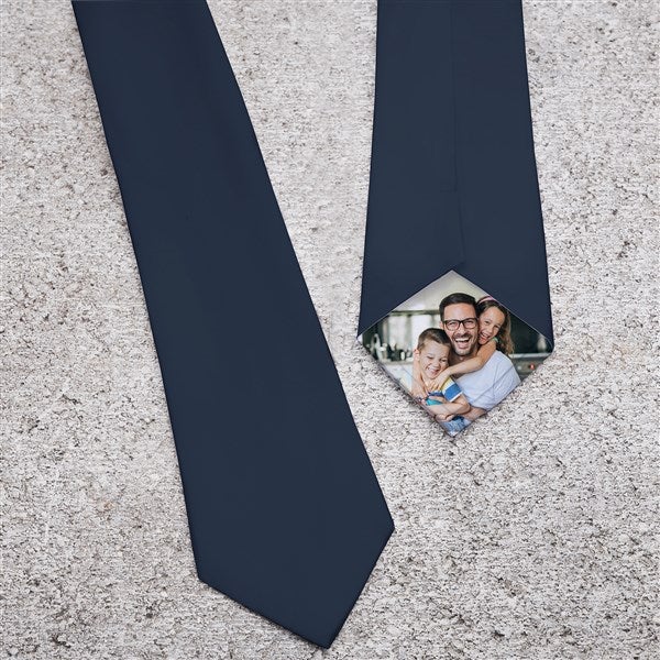 Hidden Photo Personalized Men's Tie - 44712