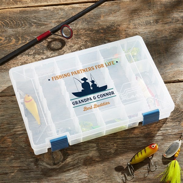 Fishing Buddies Personalized Plano Tackle Fishing Box - On Sale