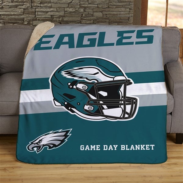 NFL Philadelphia Eagles Helmet Personalized Blankets - 44715