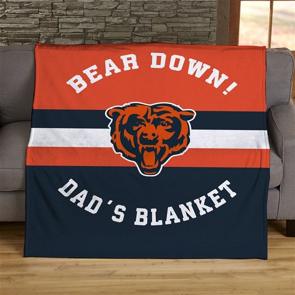 NFL Classic Chicago Bears Personalized Blankets - 44822