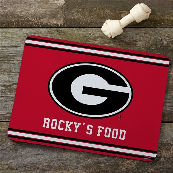 NCAA Georgia Bulldogs Personalized Pet Food Mat - 44823