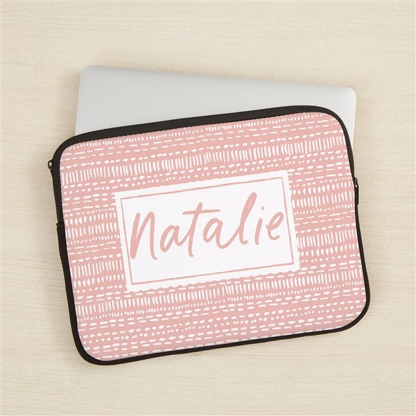 Hand Drawn Patterns Personalized Laptop Sleeve  - 44837