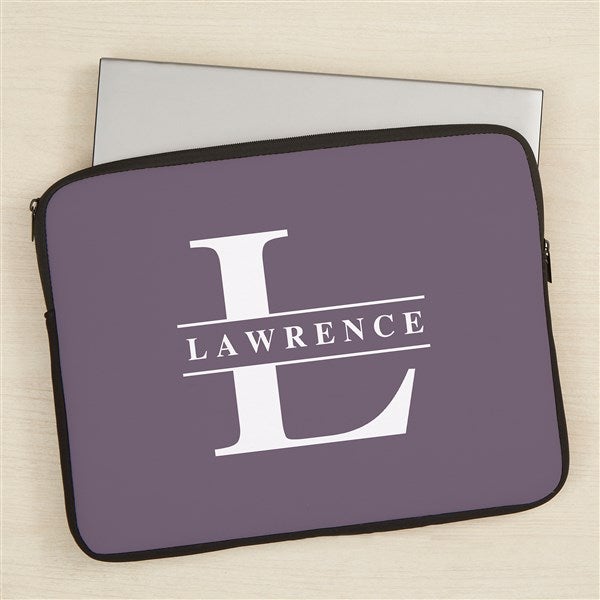 Lavish Last Name Personalized Laptop Sleeve - 44840
