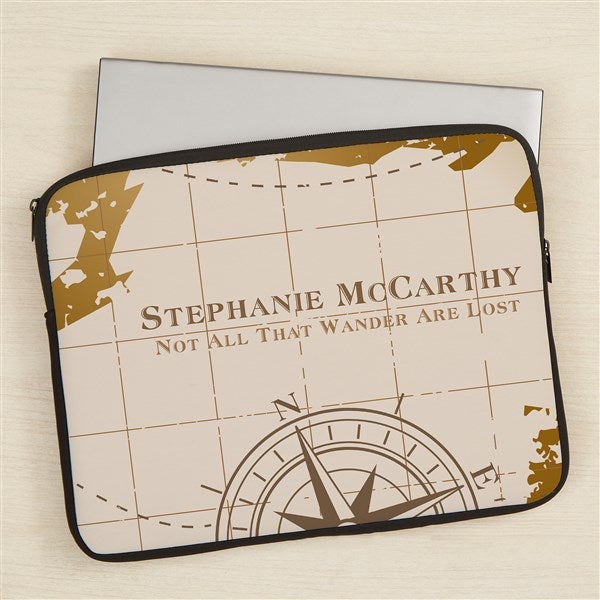 Compass Inspired Personalized Laptop Sleeves - 44856