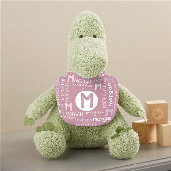 Youthful Name For Girls Personalized Plush Dinosaur  - 44861