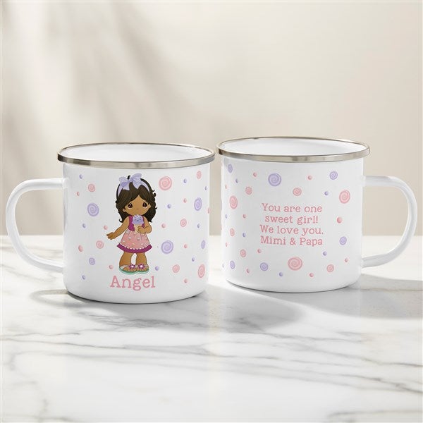 Life is Sweet Precious Moments® Personalized Enamel Mug  - 44872