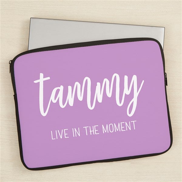 Scripty Style Personalized Laptop Sleeve - 44874