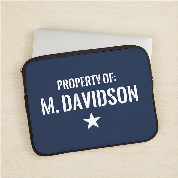 Authentic Personalized Laptop Sleeve - 44877