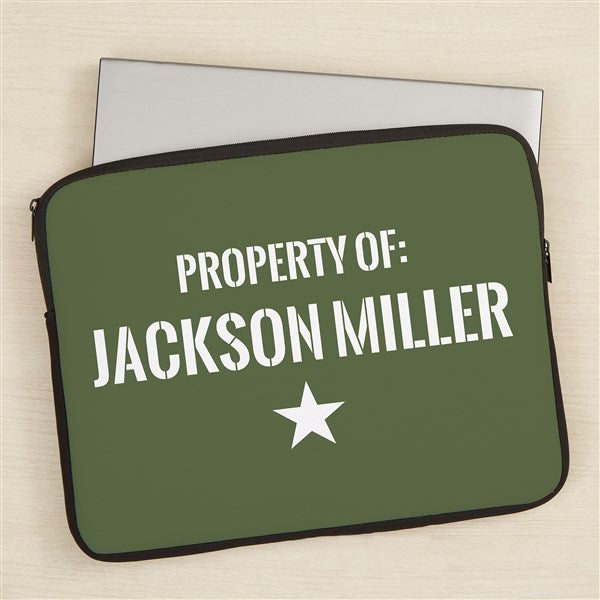 Authentic Personalized Laptop Sleeve  - 44877