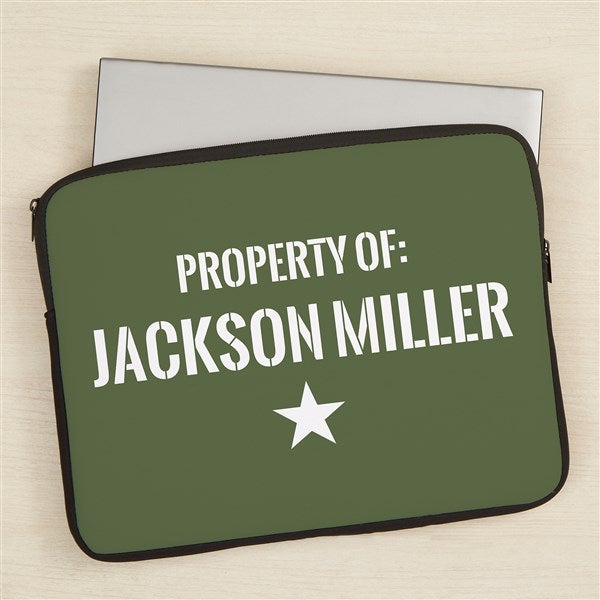 Authentic Personalized Laptop Sleeve - 44877