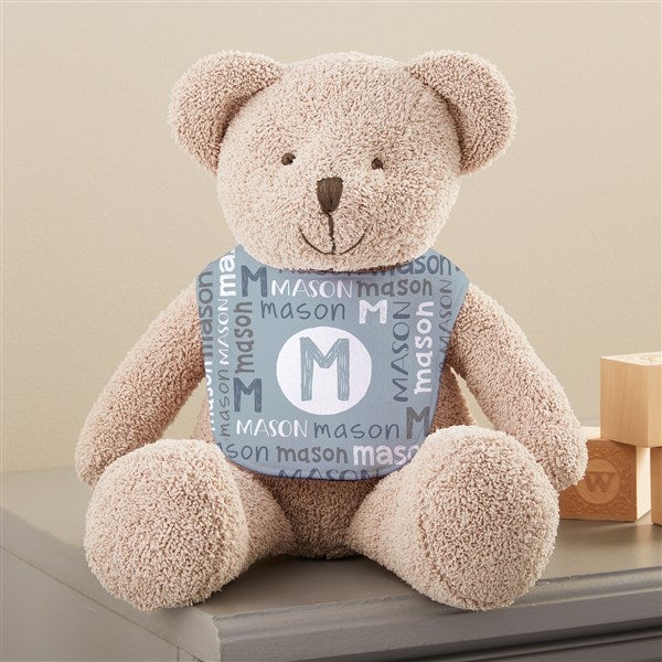 Personalized Plush Teddy Bear - Youthful Name For Boys - 44904