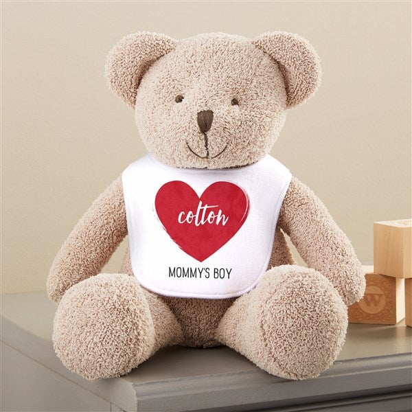 Scripty Heart Personalized Plush Teddy Bear  - 44919