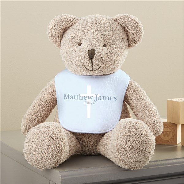 Christening Day For Him Personalized Plush Teddy Bear - 44923