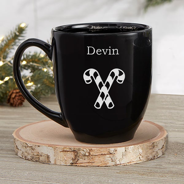 Red Personalized Holiday Mugs with Hot Cocoa - 4499