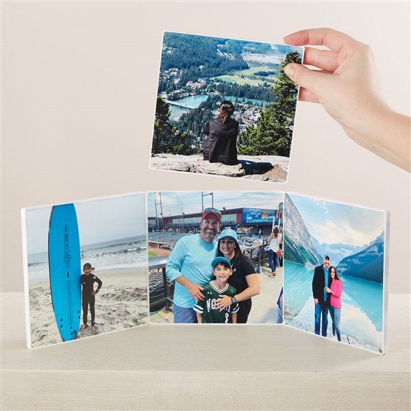 Custom Photo Magnetic Tiles - 4 Large  - 44990D