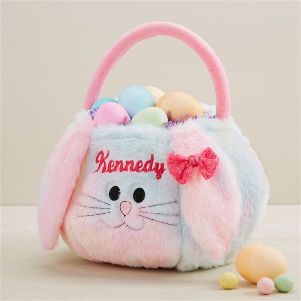Rainbow Bunny Personalized Easter Treat Bag