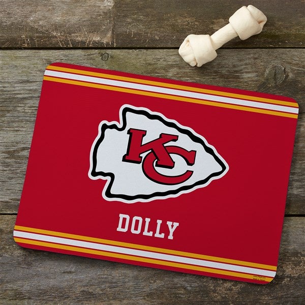 NFL Kansas City Chiefs Personalized Pet Food Mat - 45038