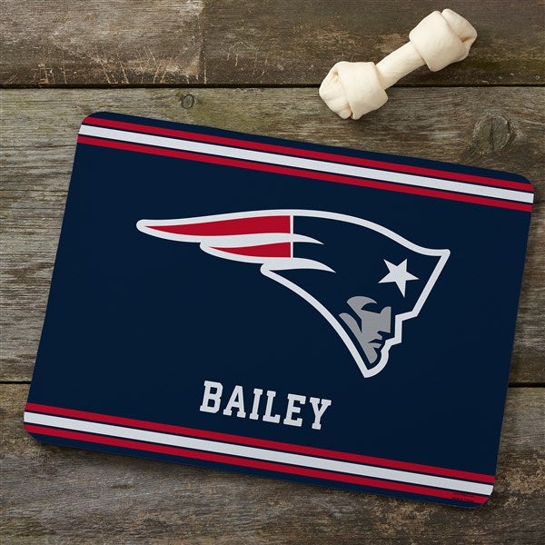 NFL New England Patriots Personalized Pet Food Mat - 45039