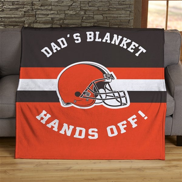 NFL Classic Cleveland Browns Personalized 50x60 Lightweight Fleece Blanket