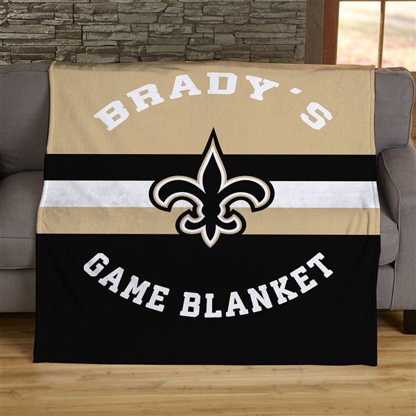 NFL Classic New Orleans Saints Personalized Blankets - 45055