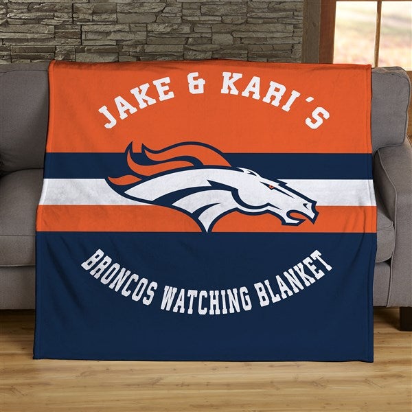 NFL Classic Denver Broncos Personalized Blankets - 45057