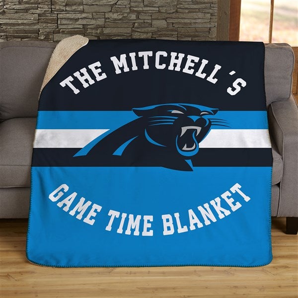 NFL Classic Carolina Panthers Personalized Blankets - 45061