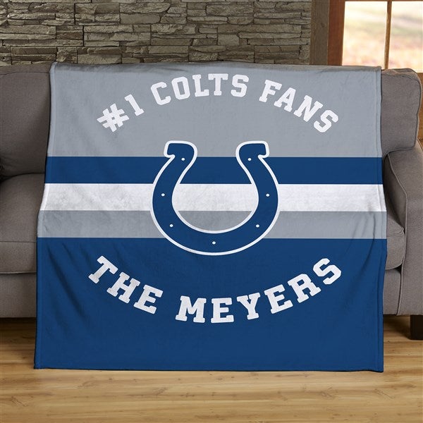 NFL Classic Indianapolis Colts Personalized Blankets