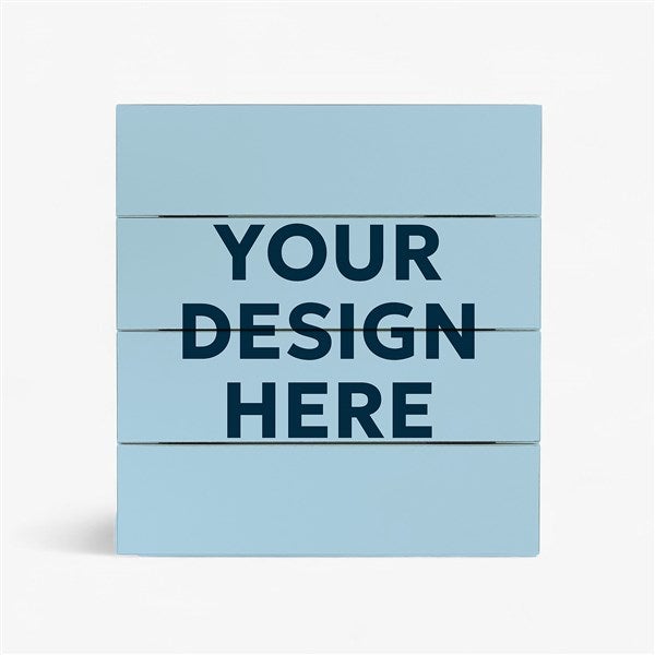Personalized Logo Wooden Slat Sign - 45155