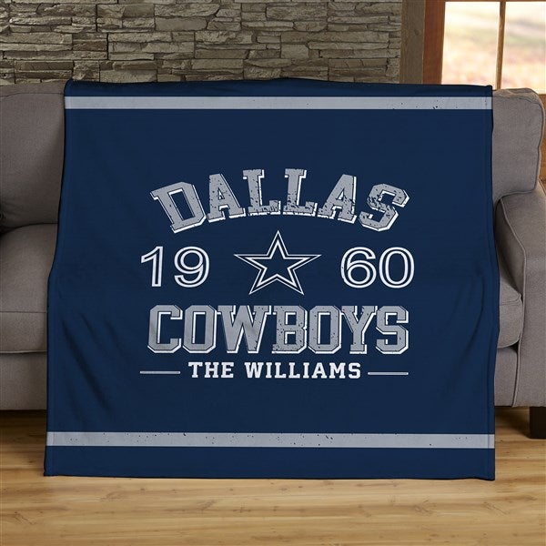 NFL Established Dallas Cowboys Personalized 60x80 Sherpa Blanket