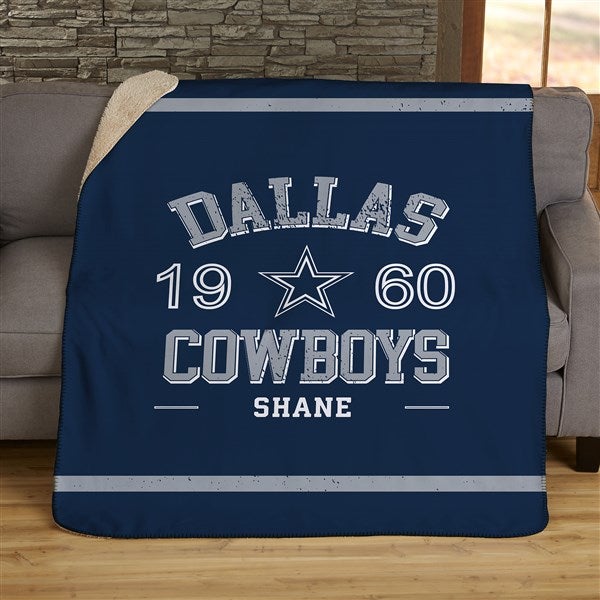 NFL Established Dallas Cowboys Personalized Blankets