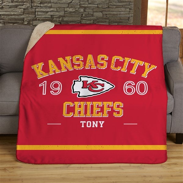 Kansas City Chiefs NFL Team Heritage Soft Blanket 60x80