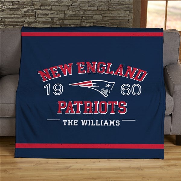 NFL Established New England Patriots Personalized Blankets - 45176