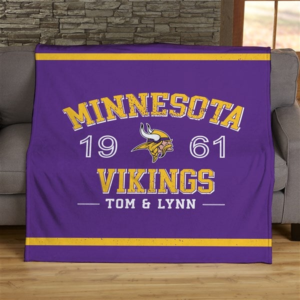 NFL Established Minnesota Vikings Personalized Blankets - 45184