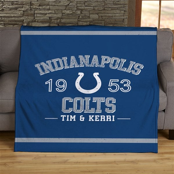 NFL Established Indianapolis Colts Personalized Blankets