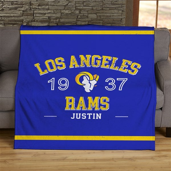 NFL Established Los Angeles Rams Personalized Blankets - 45215