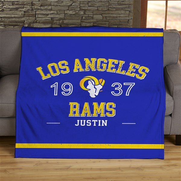 NFL Established Los Angeles Rams Personalized Blankets