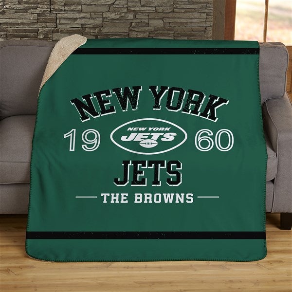 NFL Established New York Jets Personalized Blankets