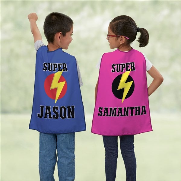 Super Hero Personalized Kid's Name Cape