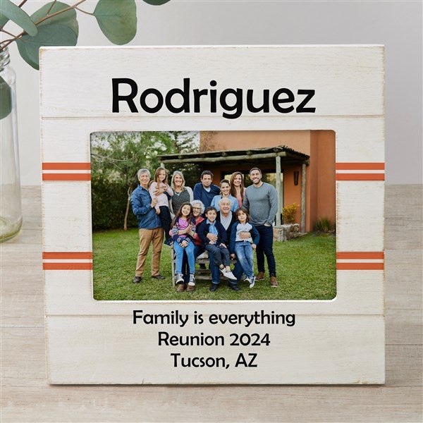 Family Reunion Personalized Shiplap Frame - 45242