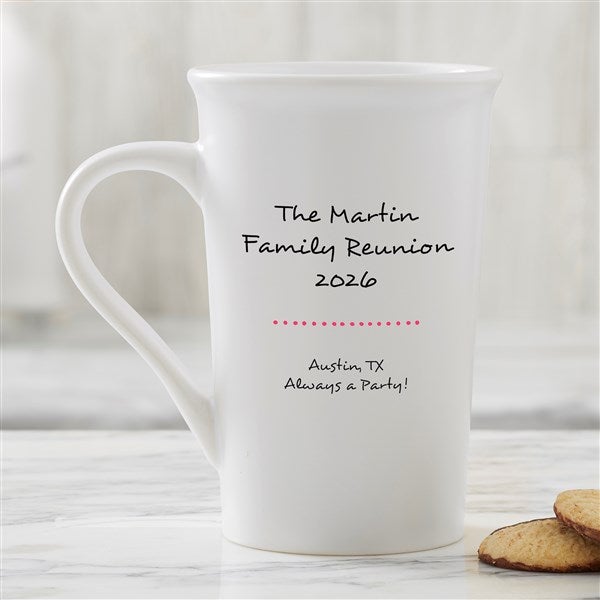 Family Reunion Personalized Coffee Mugs - 45243
