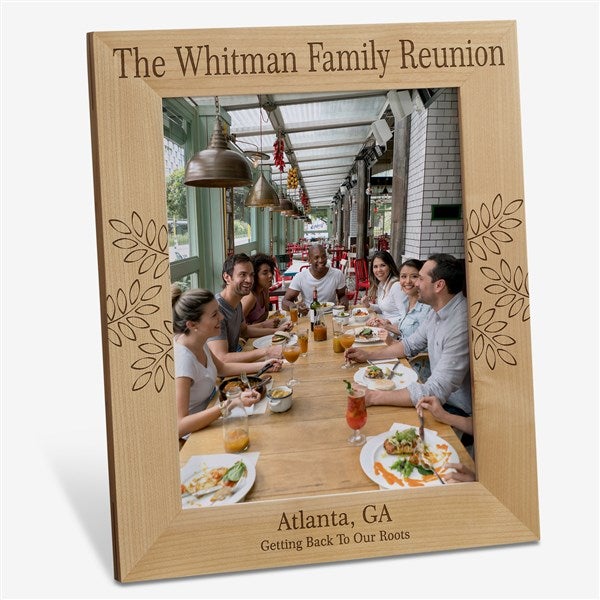 Reunited Frame Family Reunion Engraved Personalized Vertical Picture Frame- 4 x 6
