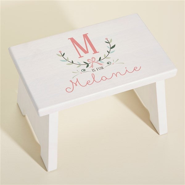 Girly Chic Personalized Kids Step Stool  - 45276