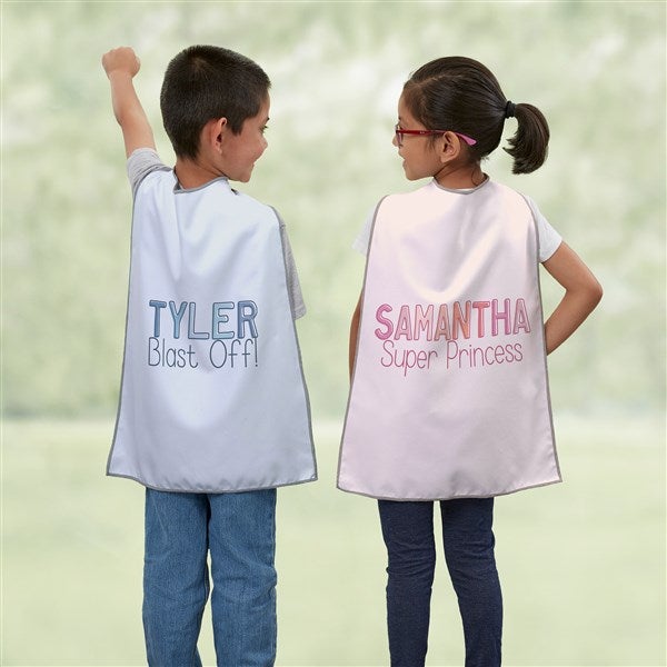 Ombre Name Personalized Kid's Superhero Cape  - 45288