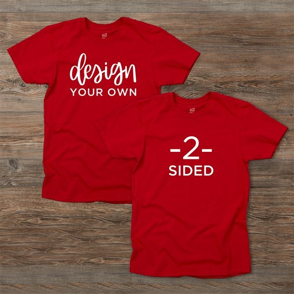 Family Reunion Design Your Own 2 Sided Personalized Adult T-Shirt - 45305