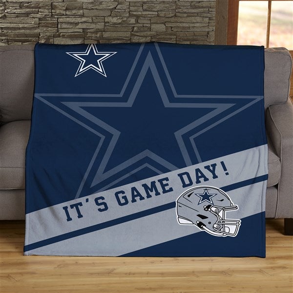 NFL Corner Logo Dallas Cowboys Personalized Blankets - 45431