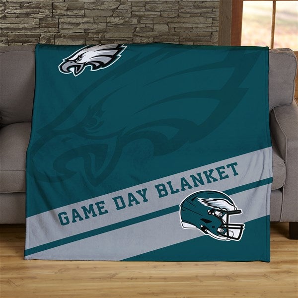 NFL Corner Logo Philadelphia Eagles Raiders Personalized Blankets - 45436