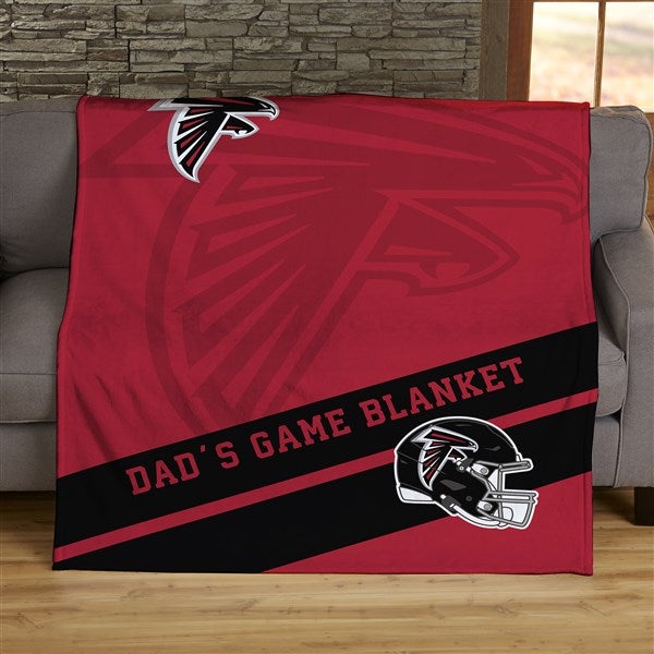 NFL Corner Logo Atlanta Falcons Personalized Blankets