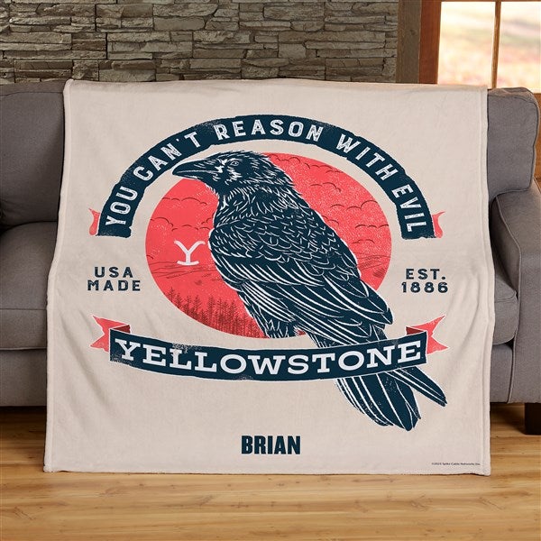 Yellowstone Branded Personalized Fleece Blanket  - 45504D