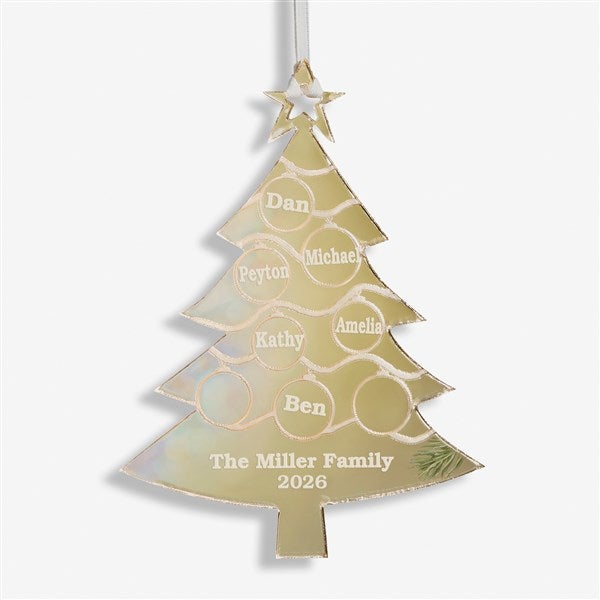 Family Tree Personalized Acrylic Ornaments - 45515