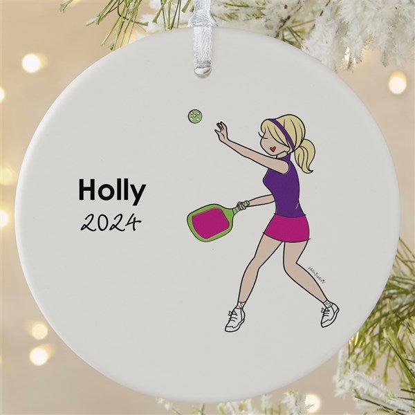 Personalized Pickleball Ornament by philoSophie's  - 45524